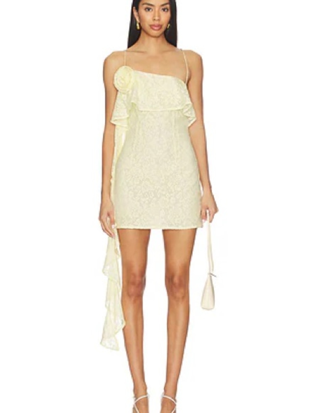 NWT Lovers and Friends Skye Mini Dress in Yellow